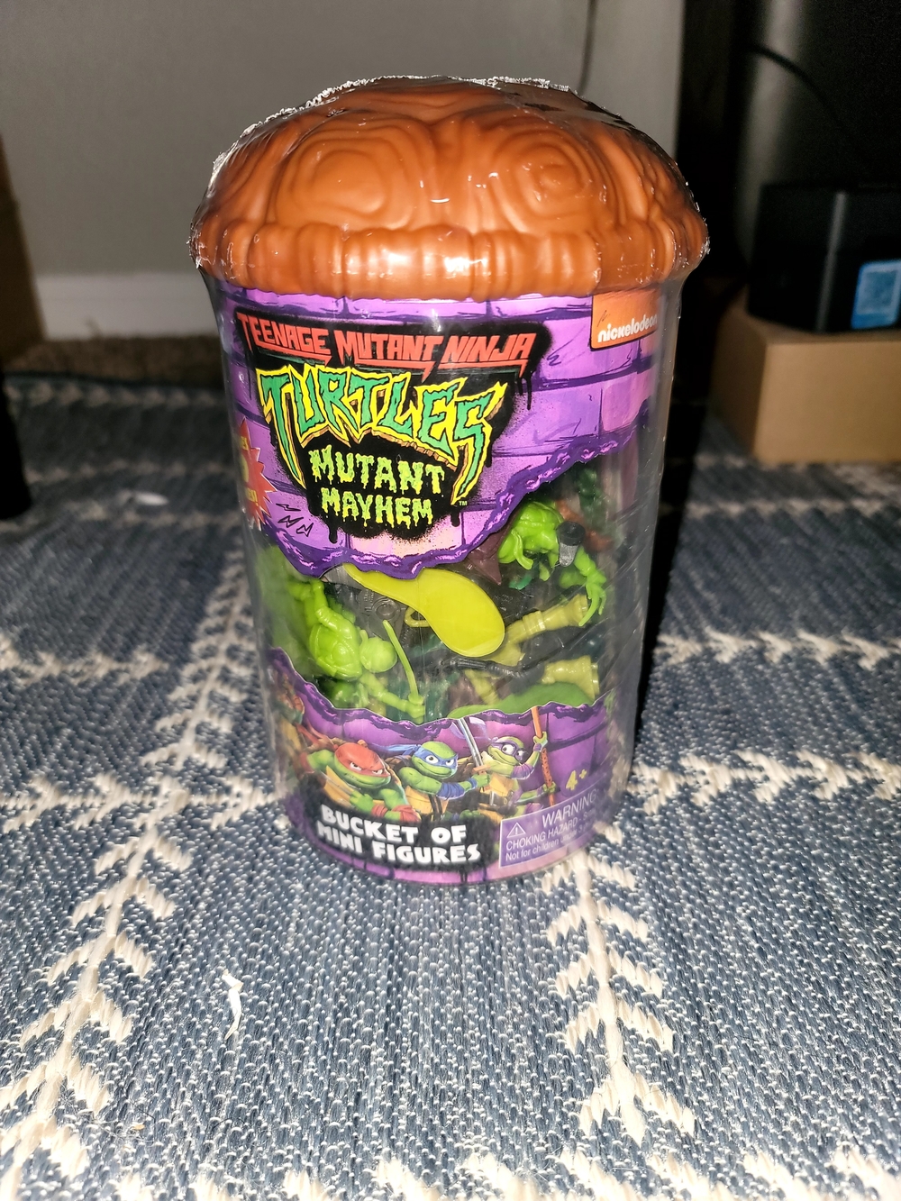 Teenage Mutant Ninja Turtles Mutant Mayhem Green Mini Figure Bucket
